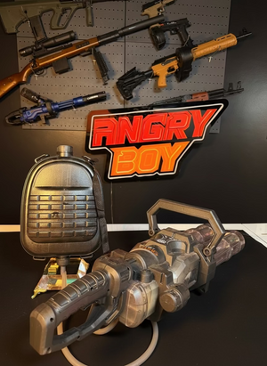 Revolving Water Gun (glowing Muffler) RC Toy
