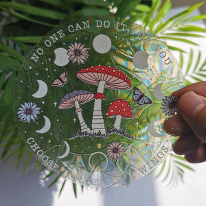 Mushroom Trivia Sun Catchers