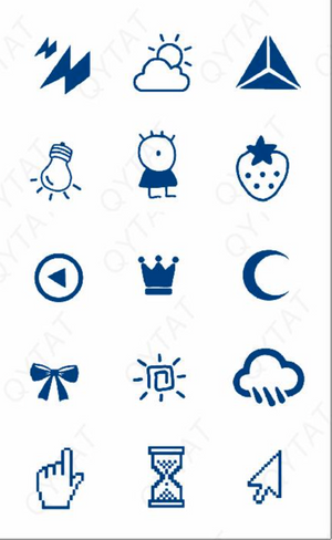 Pack of 15 Mini Tatts (Size: 110x180 Mm) Temporary Tattoo