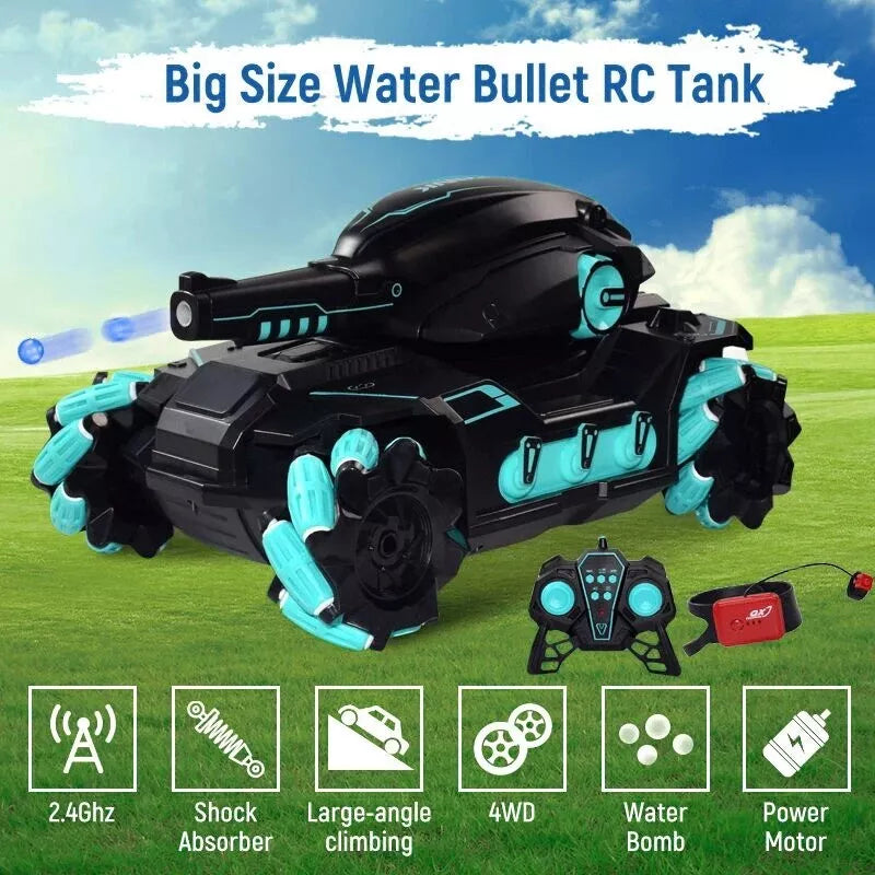 ANGRY 2.4G RC Car 4WD Water Bomb Tank Drift Car π‘ ποΈ