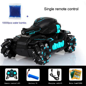 Angry 2.4G RC Car 4WD Water Bomb Tank Drift Car