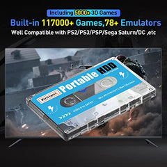 RETRO DISC (Kinhank 500G super Console) comes with two wireless controllers