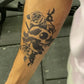 ALL SEEING EYE TATTOO (Size: 110x180 mm)