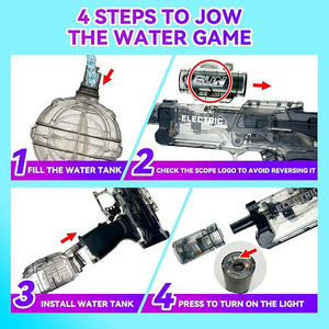 ELECTRIC WATER PISTOL (GLOWING MUFFLER)
