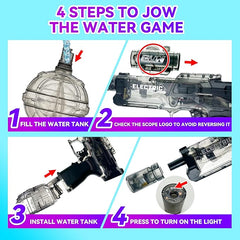 ELECTRIC WATER PISTOL (GLOWING MUFFLER)