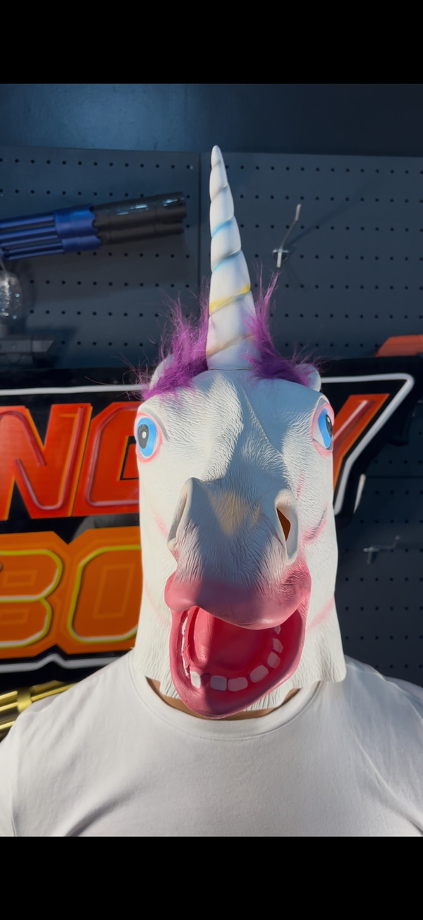THE ANGRY UNICORN MASK (high quality latex)