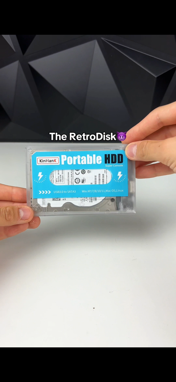 RETRO DISC (Kinhank 500G super Console) comes with two wireless controllers