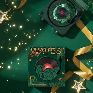 Waves Retro 'Vinyl Inspired' Bluetooth Speaker🔥