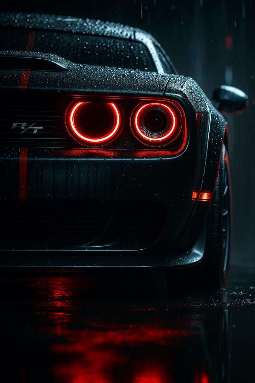 DODGE SRT RED HEAD LIGHT LED🔥