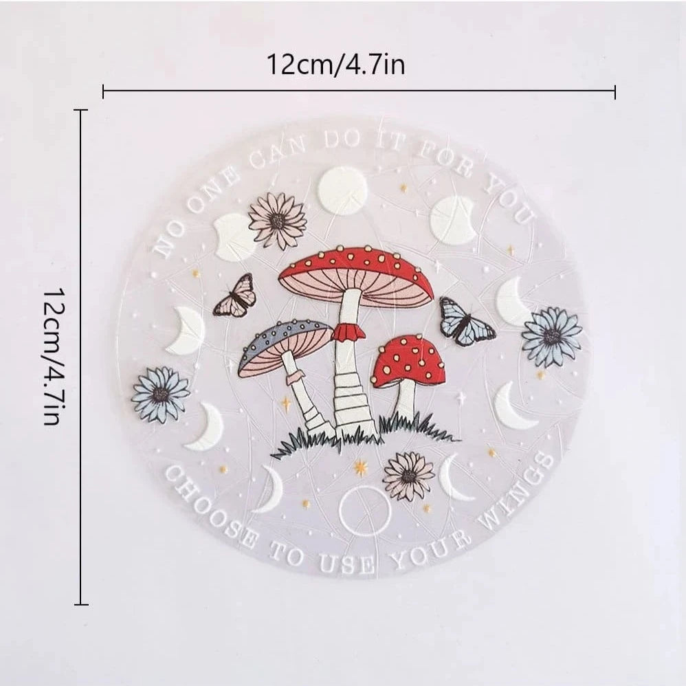 MUSHROOM TRIVIA SUN CATCHERS