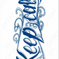 KEEP CALM TATTOO (Size: 110x180 mm)