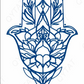 ARTISTIC HAND TATTOO (Size: 110x180 mm)