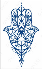 ARTISTIC HAND TATTOO (Size: 110x180 mm)