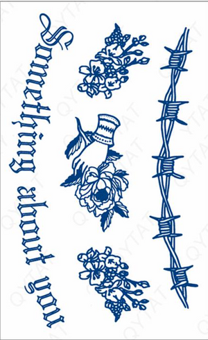 PACK OF 5 ABOUT YOU TATTOO (Size: 110x180 mm)