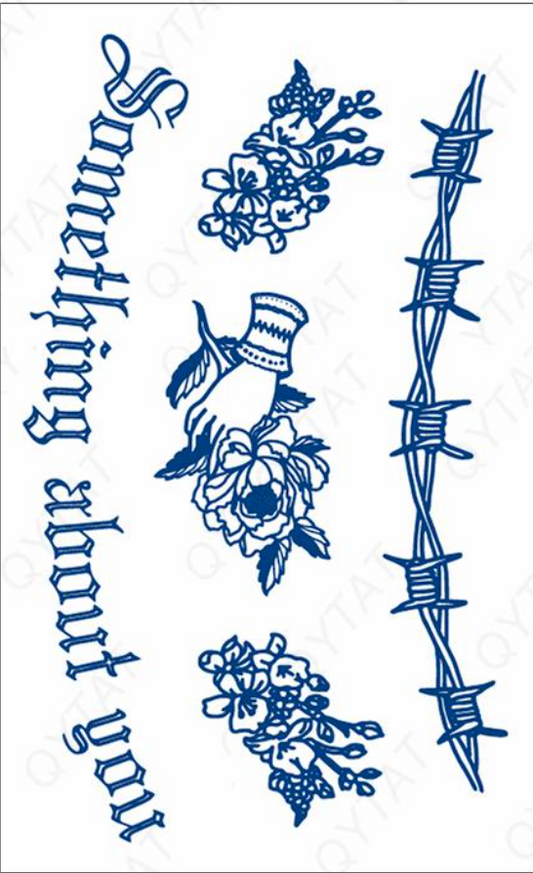 PACK OF 5 ABOUT YOU TATTOO (Size: 110x180 mm)