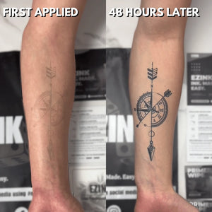 PACK OF 6 PATCH WORK TATTOOS (Size: 110x180 mm)