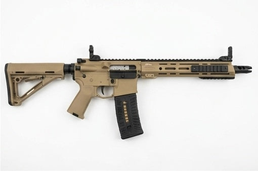 F4 Superior tan gel blaster, side profile