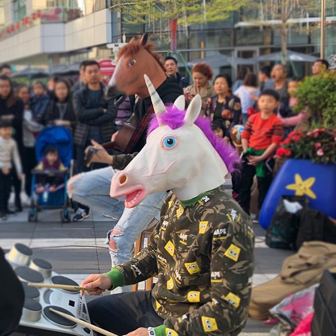 THE ANGRY UNICORN MASK (high quality latex) – Angry Boy