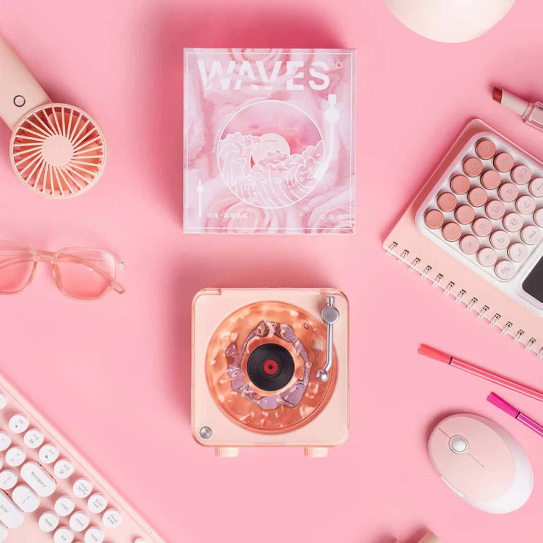 Waves Retro 'Vinyl Inspired' Bluetooth Speaker🔥